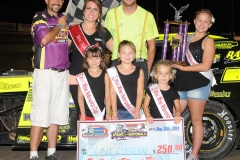 Eagle-08-30-14-442-Clint-Luellen-with-2013-Miss-Nebraska-Cup-Elle-Potocka-along-with-2014-Mini-Miss-Nebraska-Cup-finailist-and-flagman-Billy-Lloyd-JoeOrt