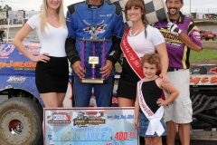 Eagle-09-01-14-544-Justin-Wulf-with-2013-Miss-Nebraska-Cup-Elle-Potocka-and-Miss-Nebraska-Cup-finalist-Jen-Harter-and-flagman-Billy-Lloyd-along-with-2014