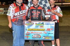 Eagle-09-04-15-IMCA-Nationals-581-John-Ricketts-with-Stan-Cisar-Jr-sponsor-of-the-Hard-Charger-Award-and-flagman-Billy-Lloyd-Joe-OrthPhotos