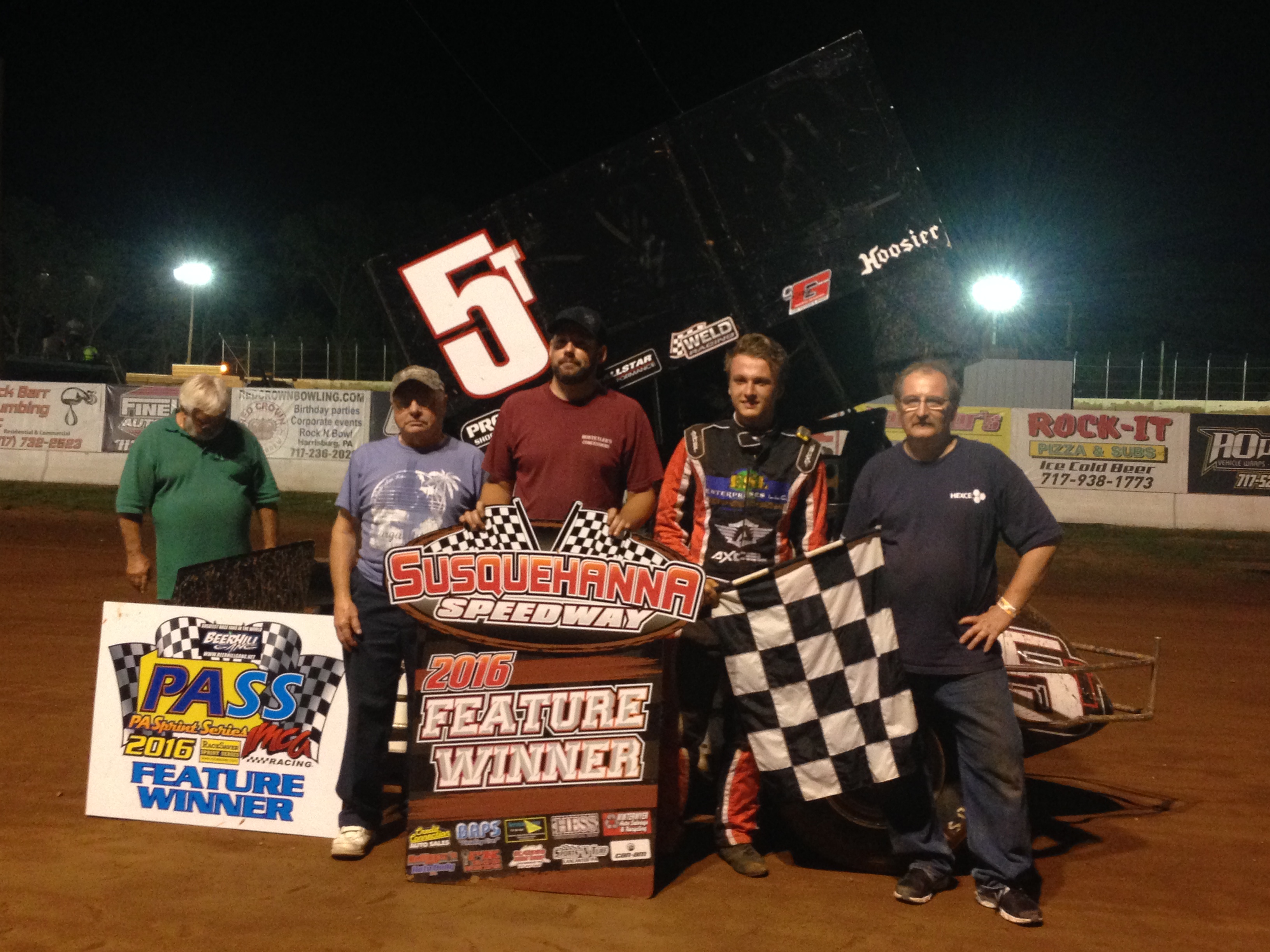 Reeser wins at PASS race, Fans raise over $2,000