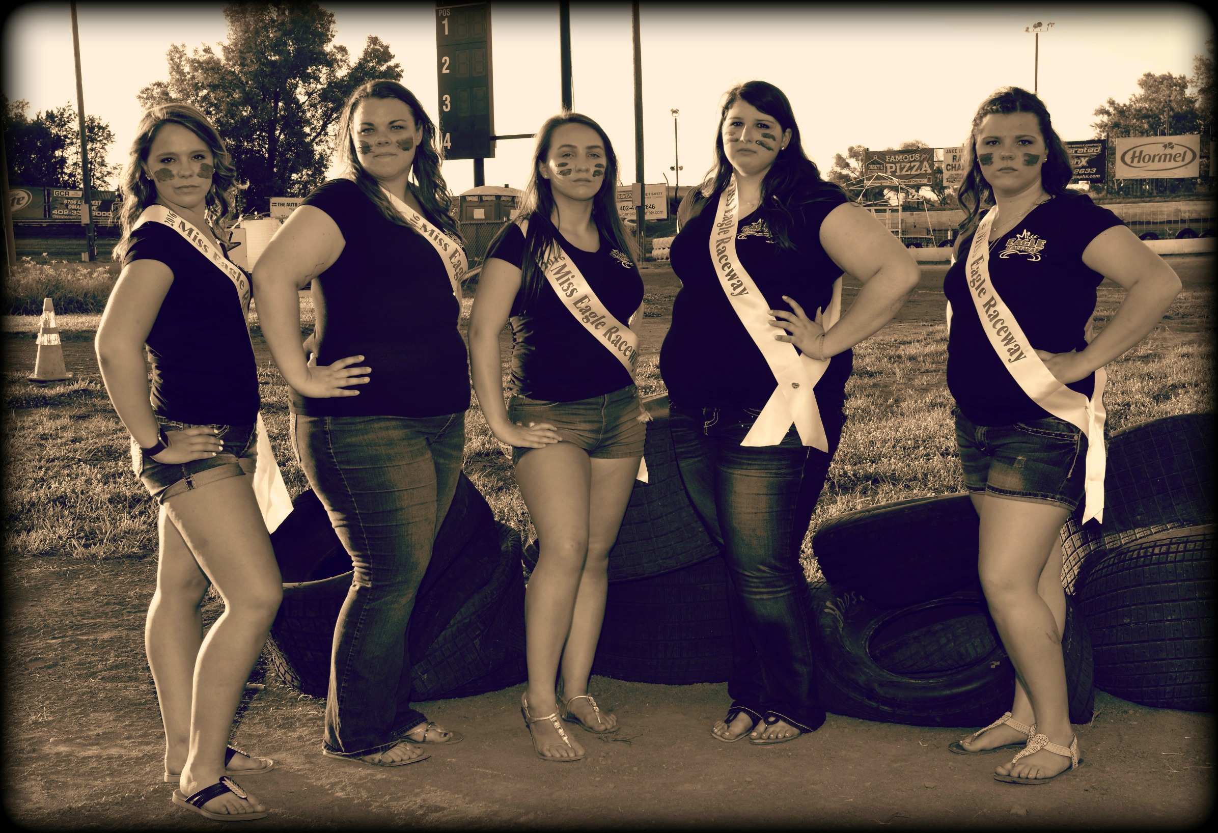 Miss Eagle Raceway judging and crowning at Nationals