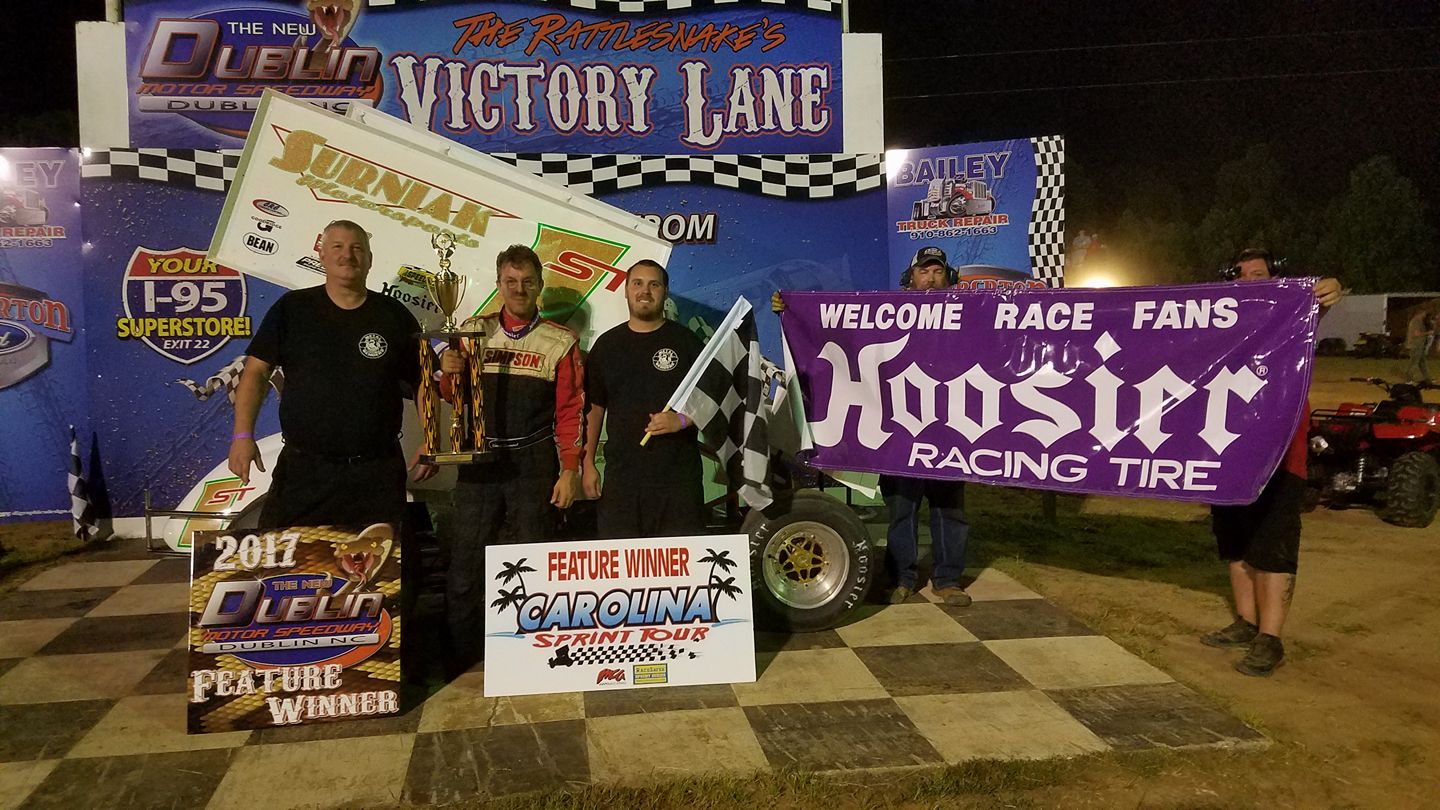 Surnaik wins Carolina Sprint Tour event at Dublin Motor Speedway