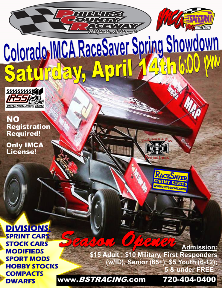 Colorado IMCA RaceSaver Spring Showdown -April 14th