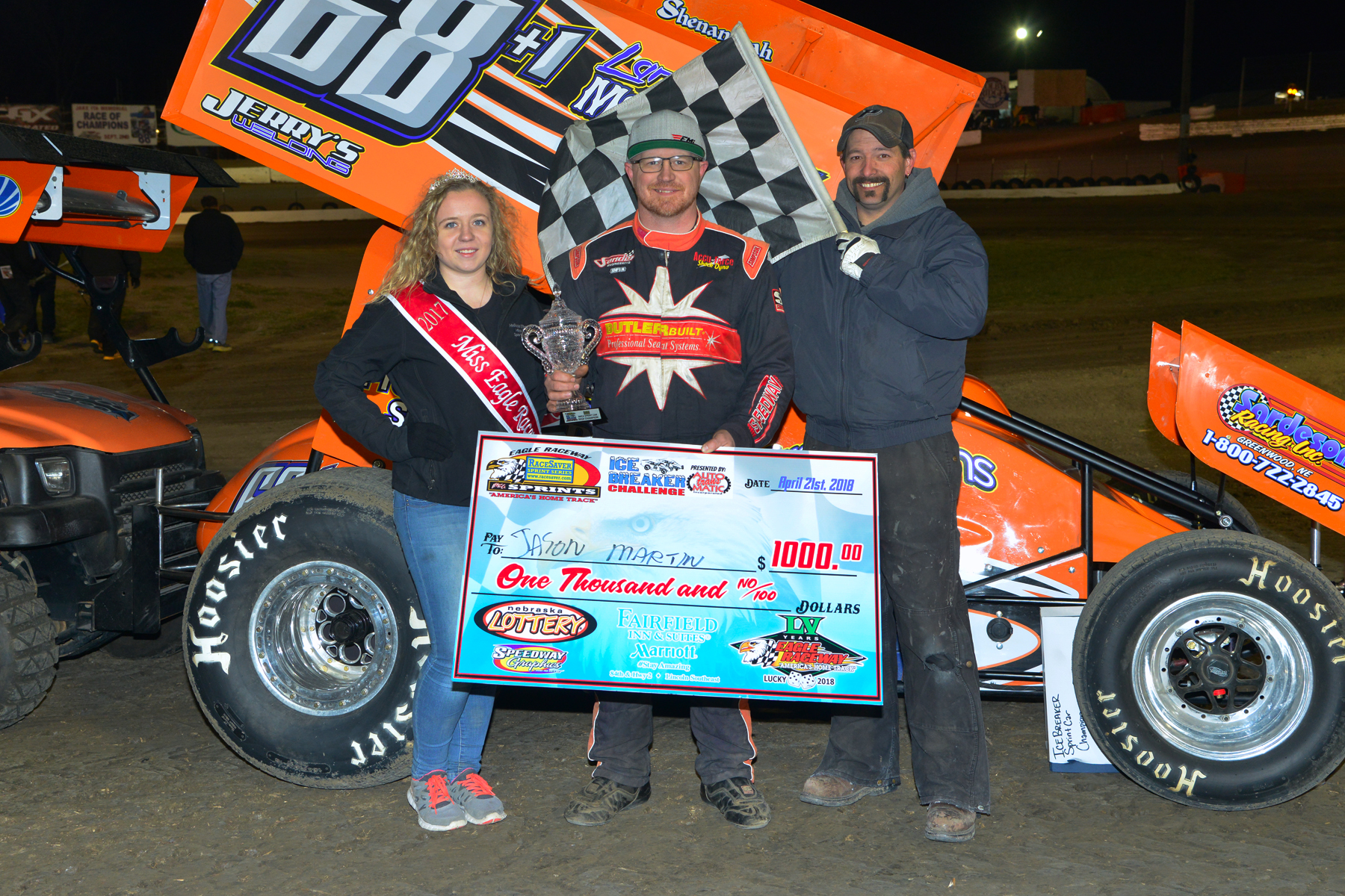 Martin conquers IceBreaker Challenge at Eagle Raceway