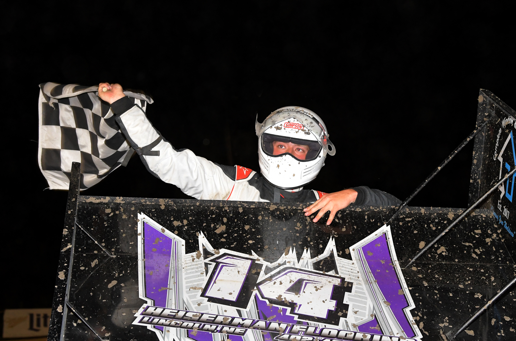 Joey Danley conquers the Highbanks of Eagle Raceway in Eagle, NE