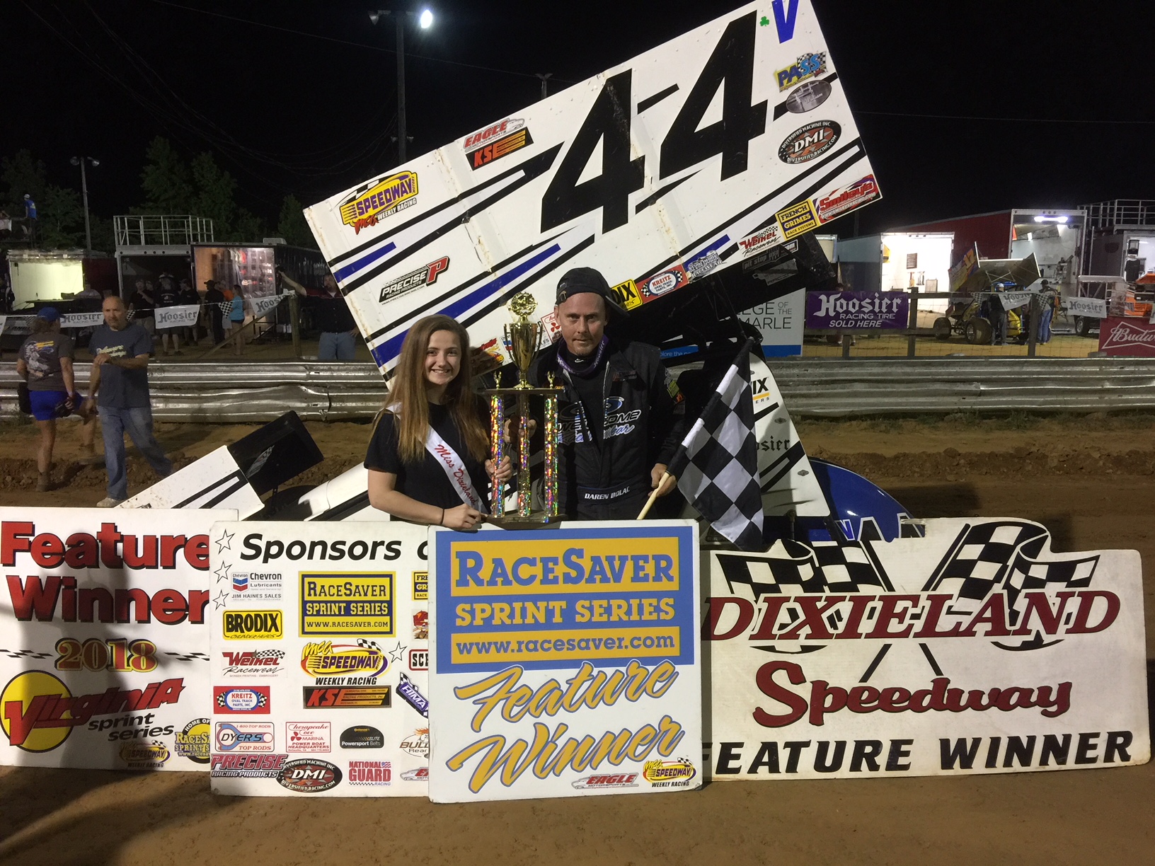 Daren Bolac wins VSS race at Dixieland Speedway