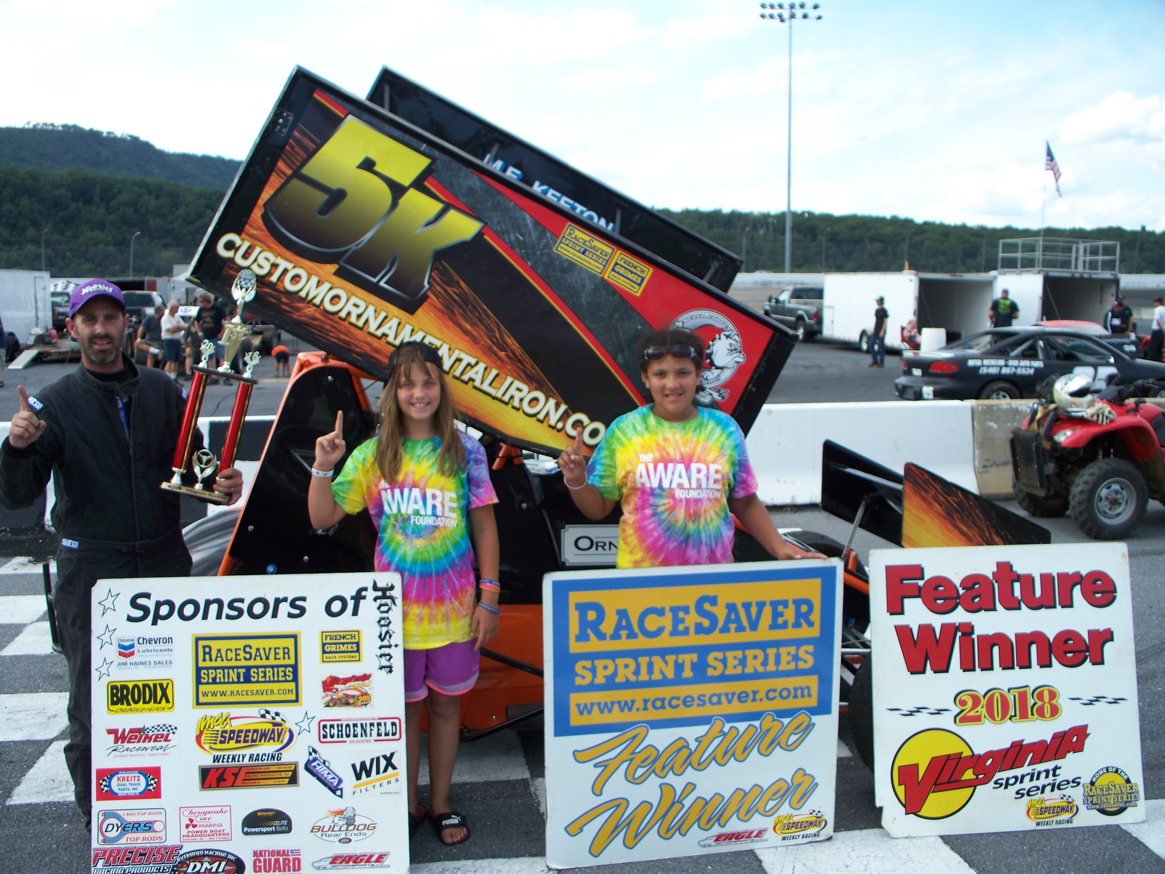 Mike Keeton is the Victor of VSS race at Shenandoah Speedway