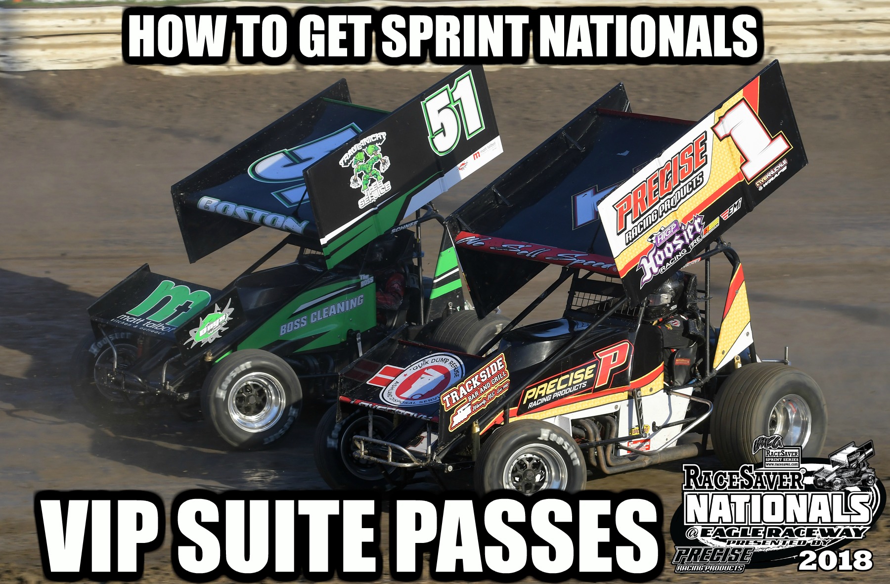 Non-Qualifier Sponsorships for RaceSaver Nationals & How to get VIP Suite Access