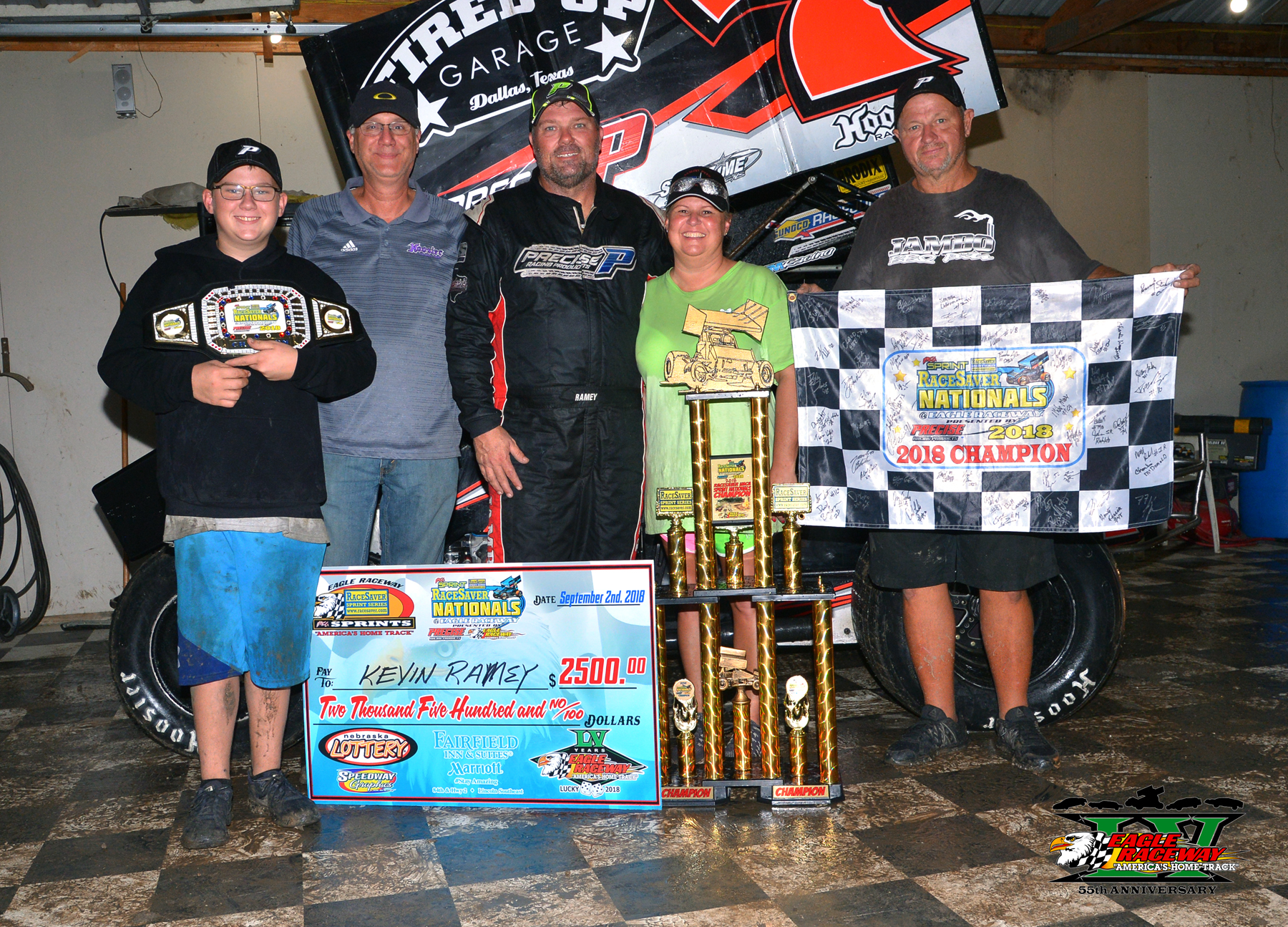 2018’s RaceSaver IMCA Sprint Car Nationals Champion is Kevin Ramey!