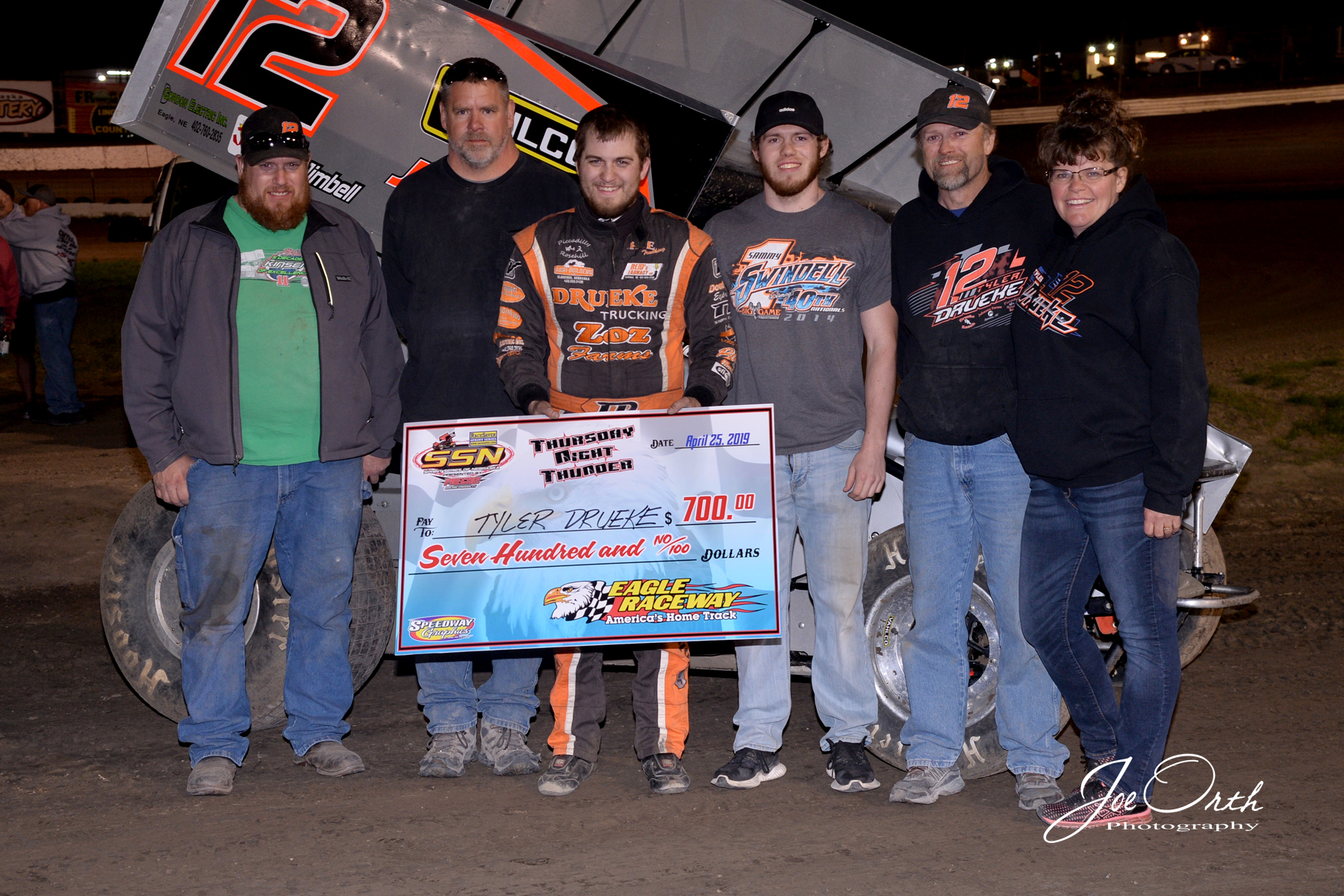 DRUEKE MAKES SOME THURSDAY NIGHT THUNDER AT EAGLE RACEWAY WITH THE SSN