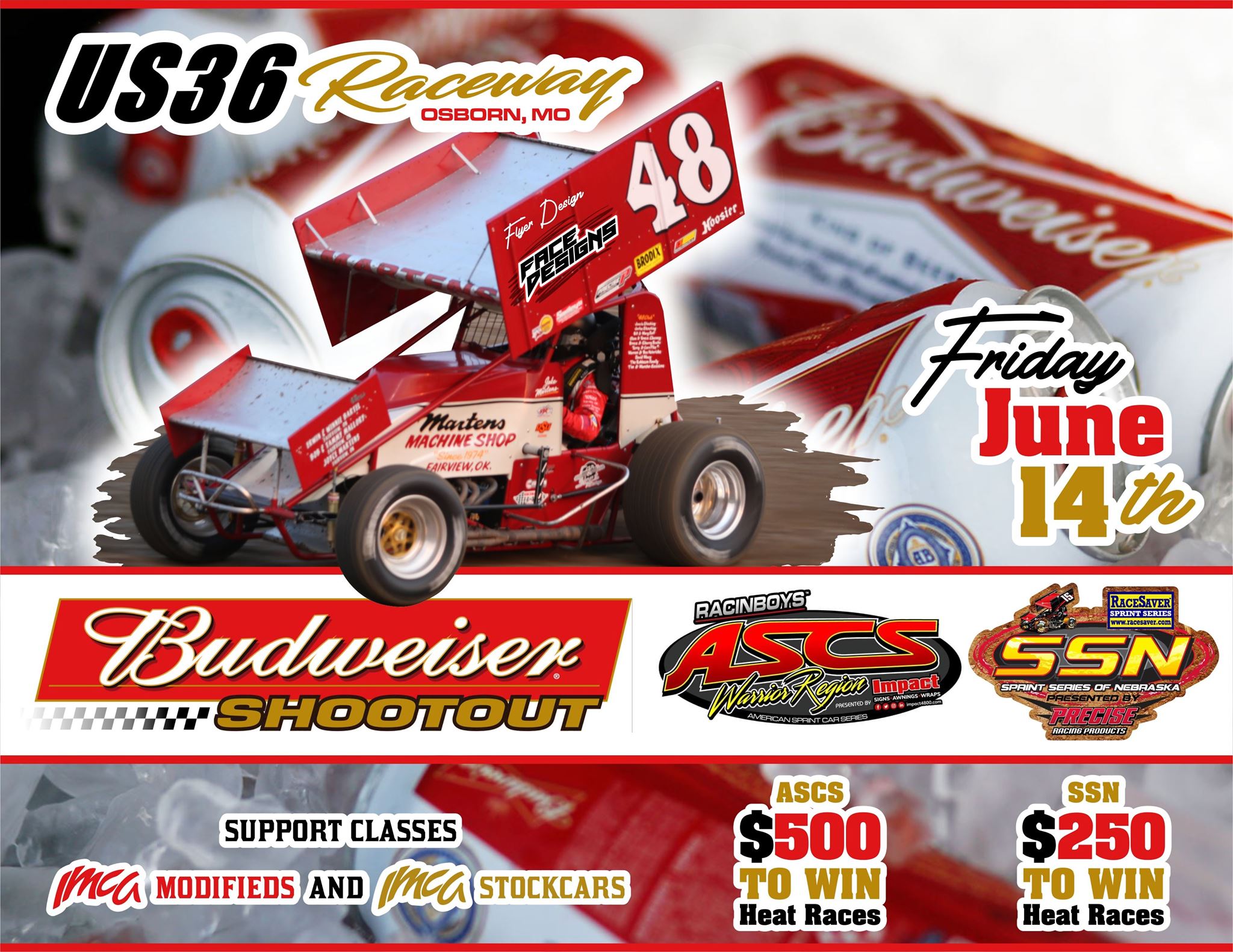 Sprint Series Of Nebraska at US 36 June 14th