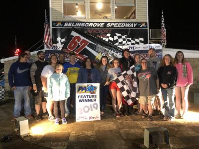 Duke Wins at home town track Selinsgrove Sprint Speedway