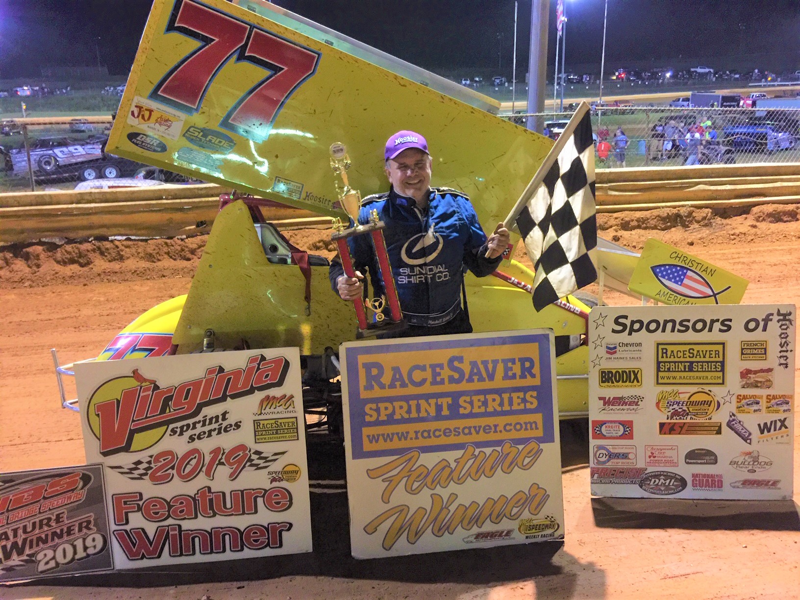 Mike Leraas Wins at Natural Bridge Speedway