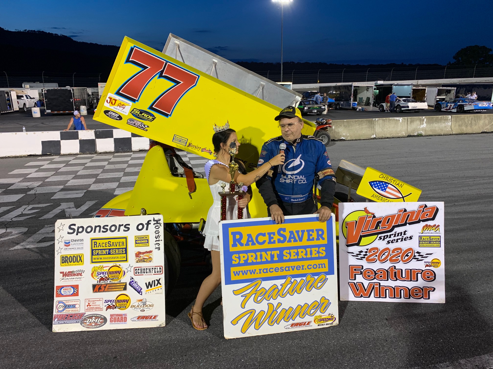 MIKE LERAAS WINS AT SHENANDOAH SPEEDWAY