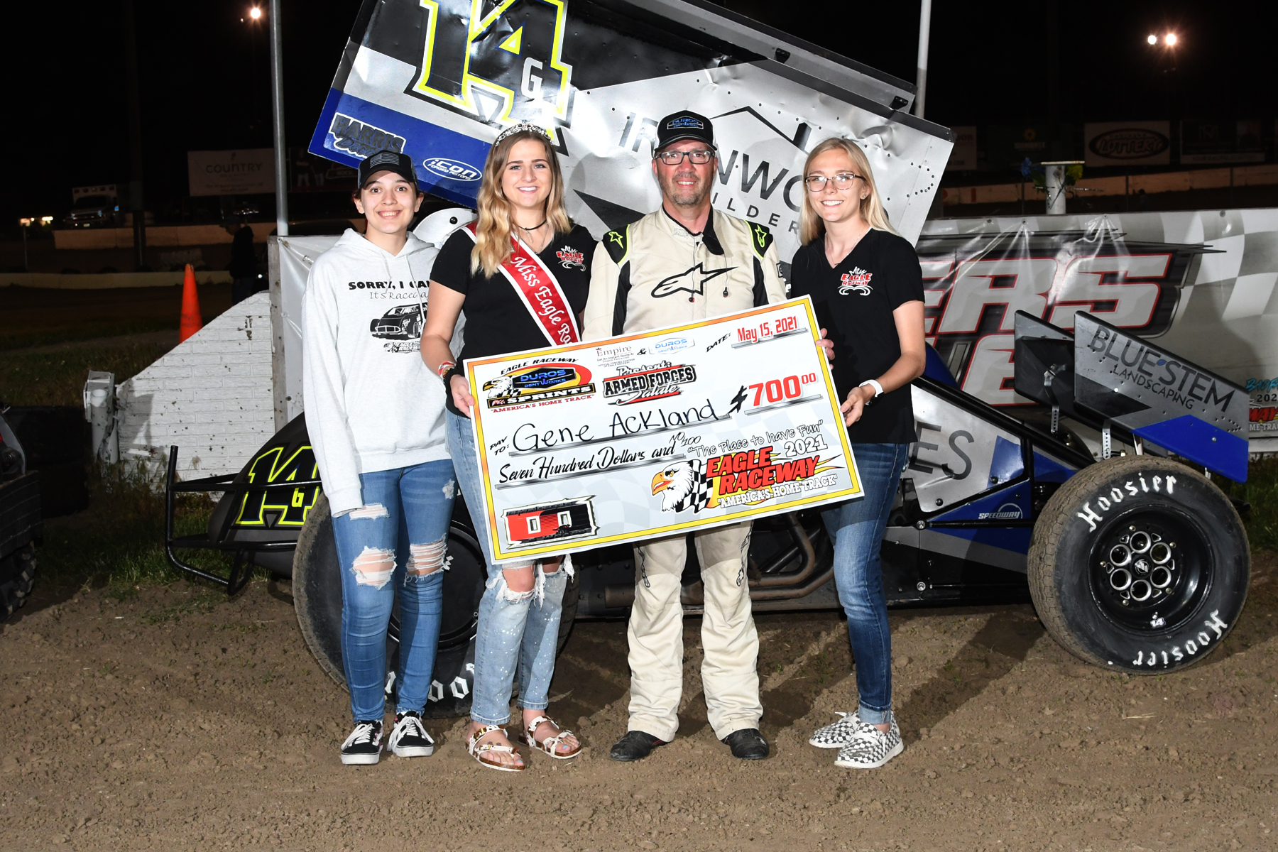 Ackland takes the win on Armed Forces Night at Eagle Raceway