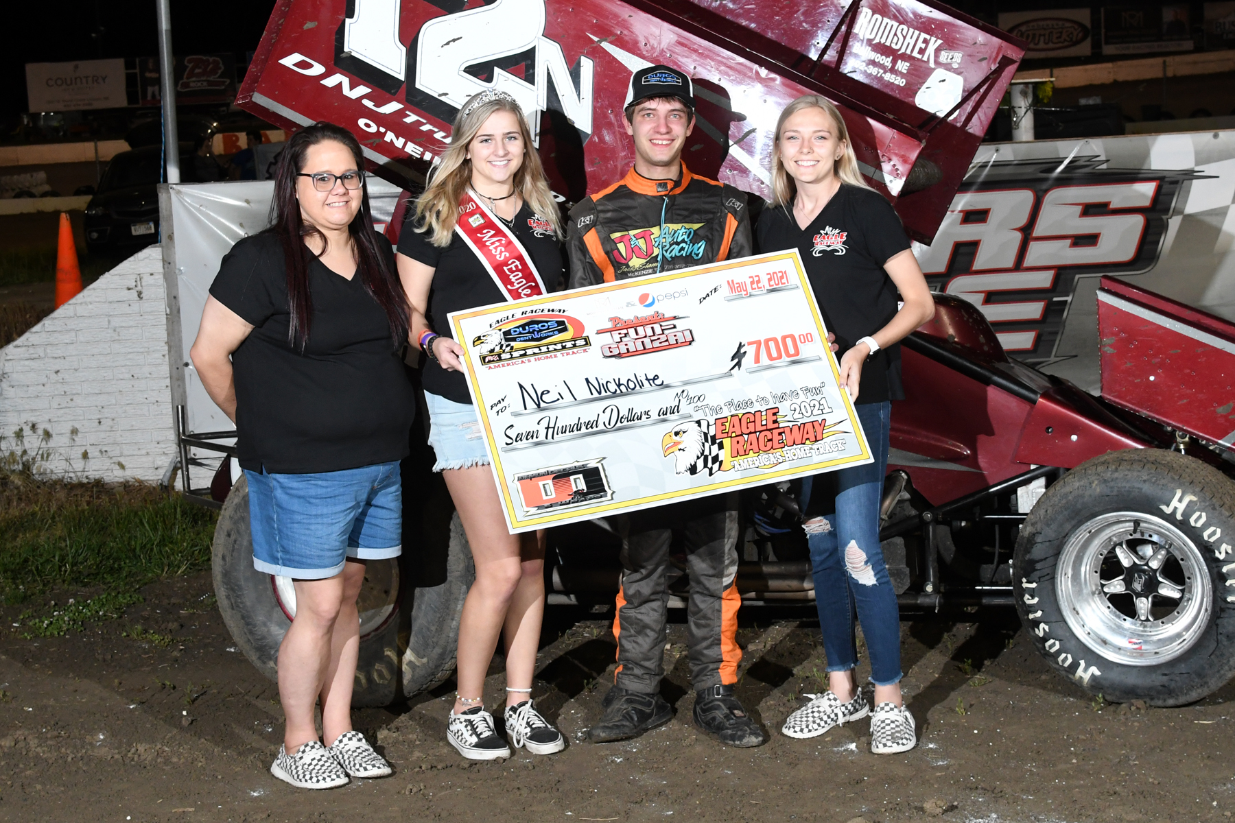 Nickolite gets first RaceSaver Sprint win at Eagle Raceway