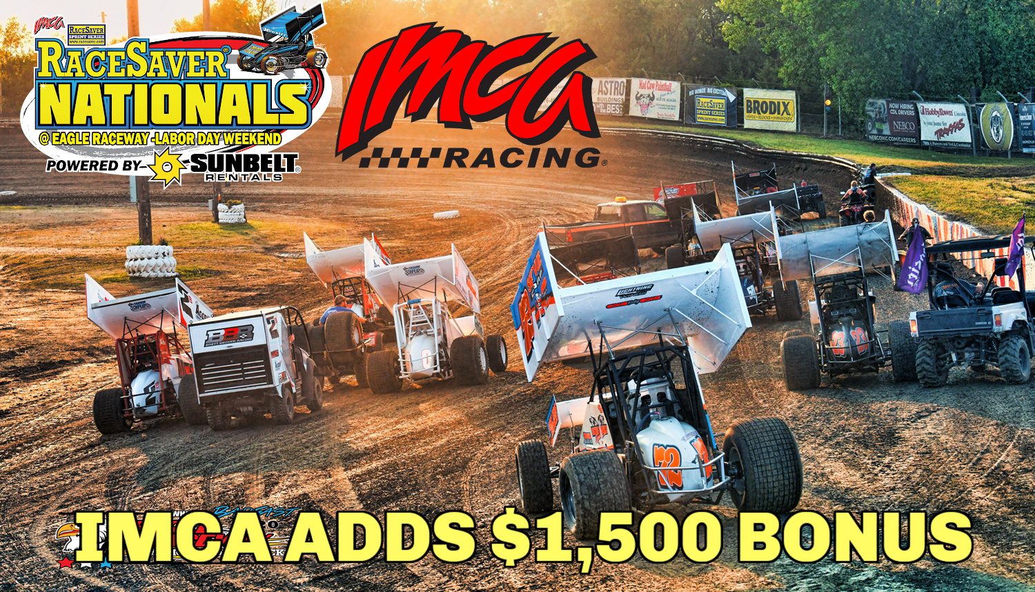 IMCA adds a $1500 bonus for the IMCA RaceSaver Nationals Champion at Eagle Raceway for 2022