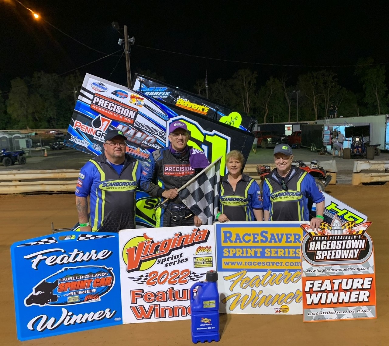 John Scarborough the winner at Hagerstown, MD -VSS May 21st