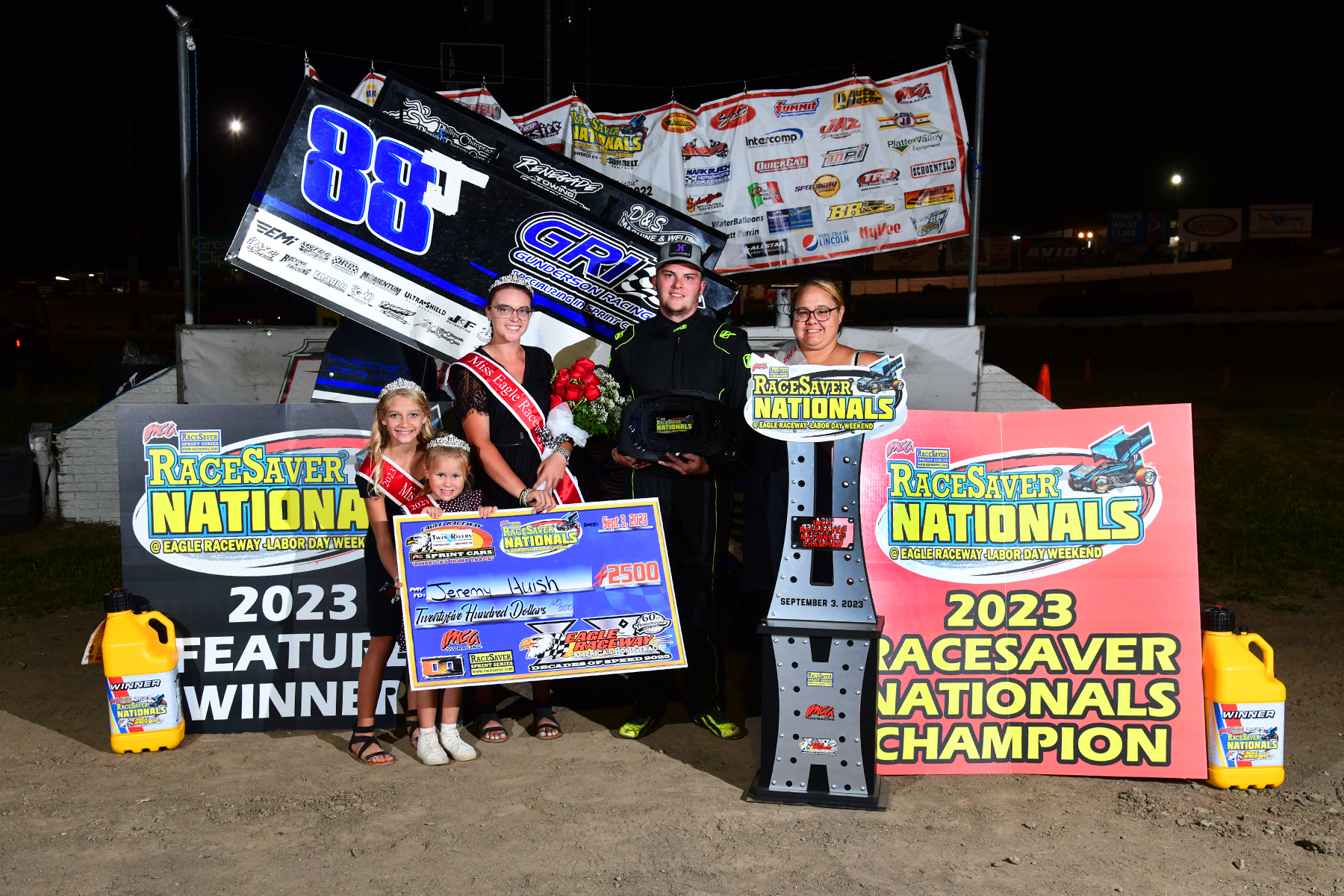 JEREMY HUISH IS THE 2023 IMCA RACESAVER NATIONALS CHAMPION!