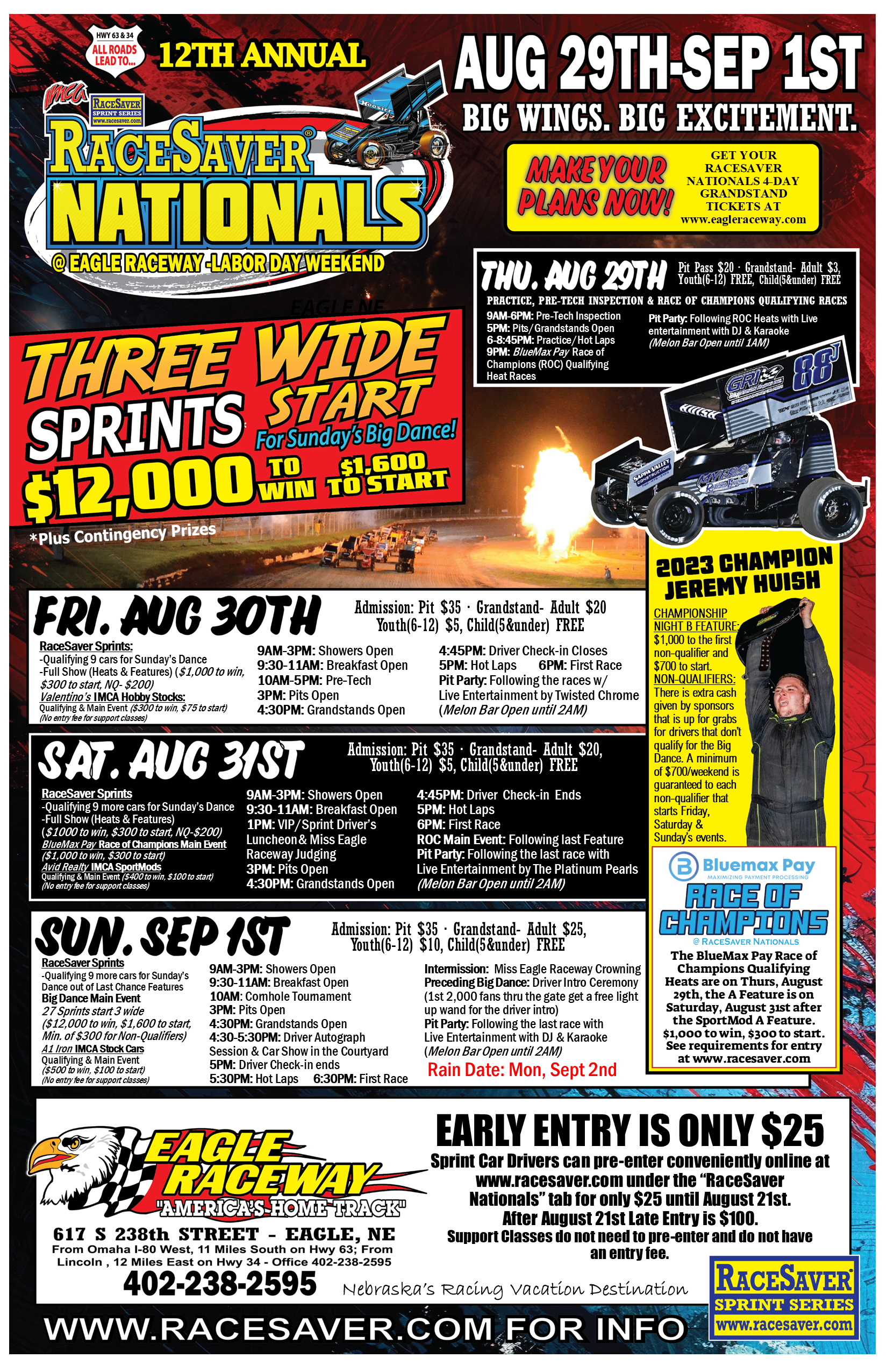 Format Changes for the 12th Annual RaceSaver Nationals have been released!